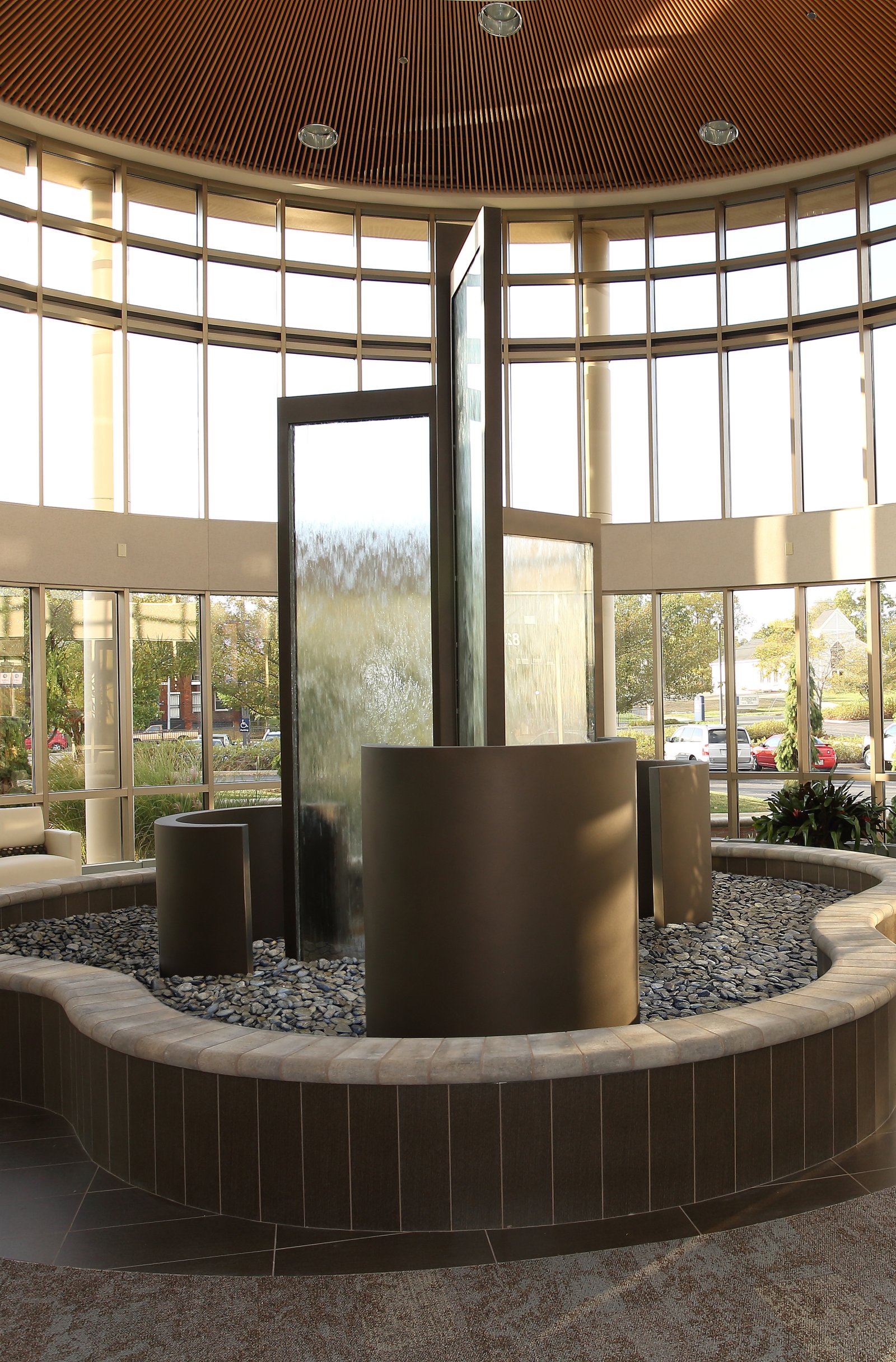 Luxury water feature installation